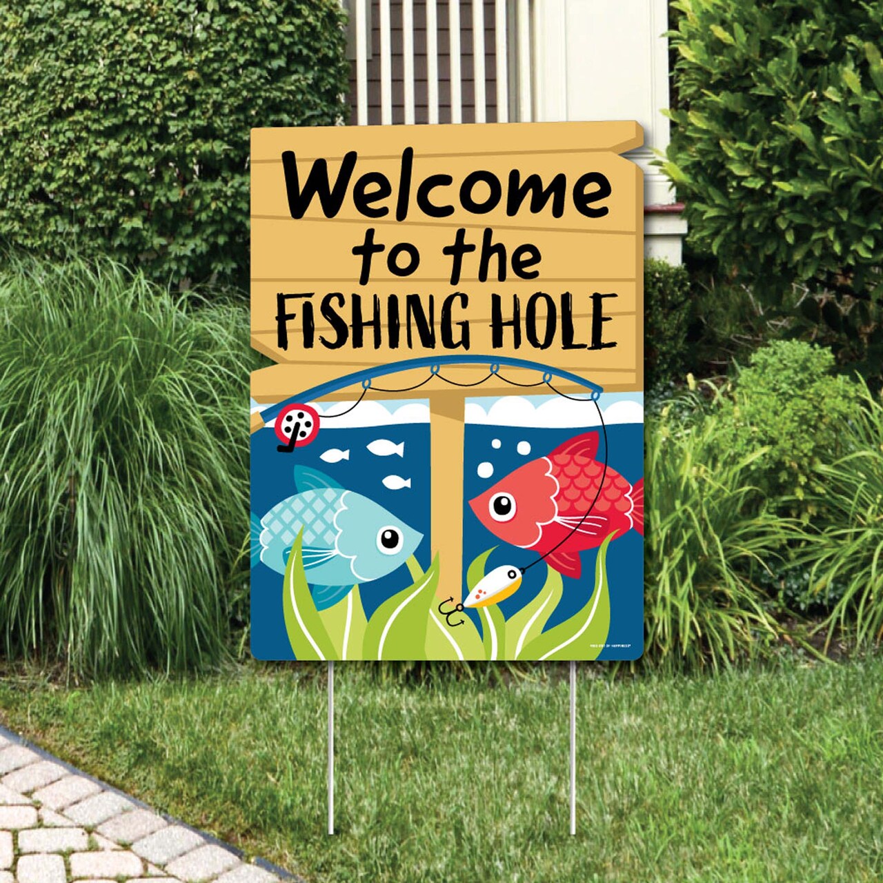 Big Dot of Happiness Let's Go Fishing - Party Decorations - Fish